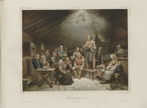 Norwegian Folk Life Pictures by Adolph Tidemand